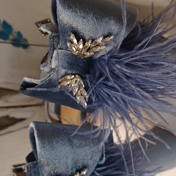 Antonio Melani, the Janie Velvet Platform Dress Sandals Women's  NEW Clearance - Picture 9 of 9